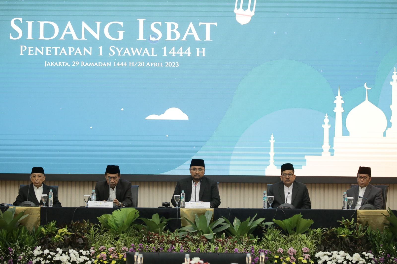 Pemerintah tetapkan 1 Syawal 1444 h